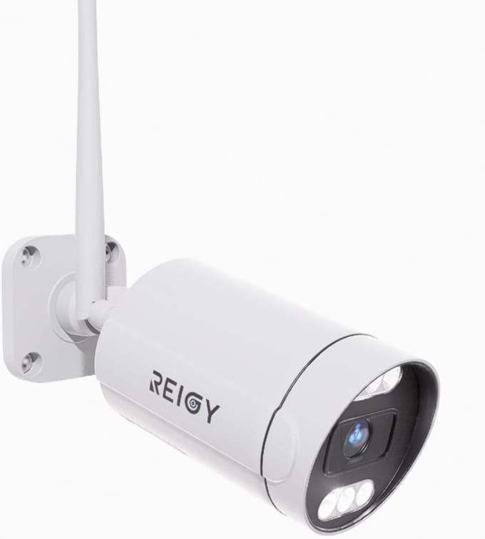 5 MP WiFi Buitencamera met Nachtzicht en Bidirectionele Audio
