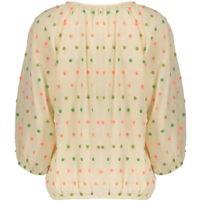 Geisha Top Ecru/green/blush Taglia: S | Maglie a manica lunga Outlet | Donna | Marrone