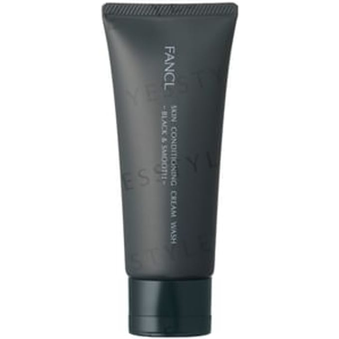 Fancl - Skin Conditioning Cream Wash Black & Smooth 90g