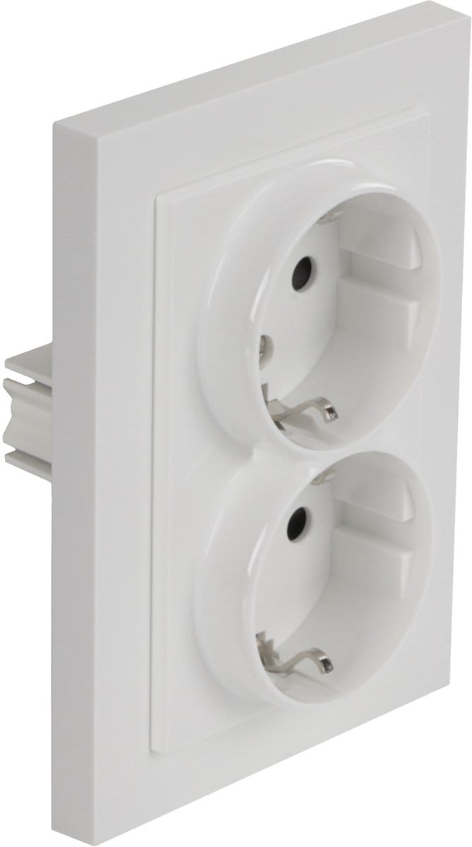 Q-Link Mql s-linbouw contactdoospw 2-voudig randaarde