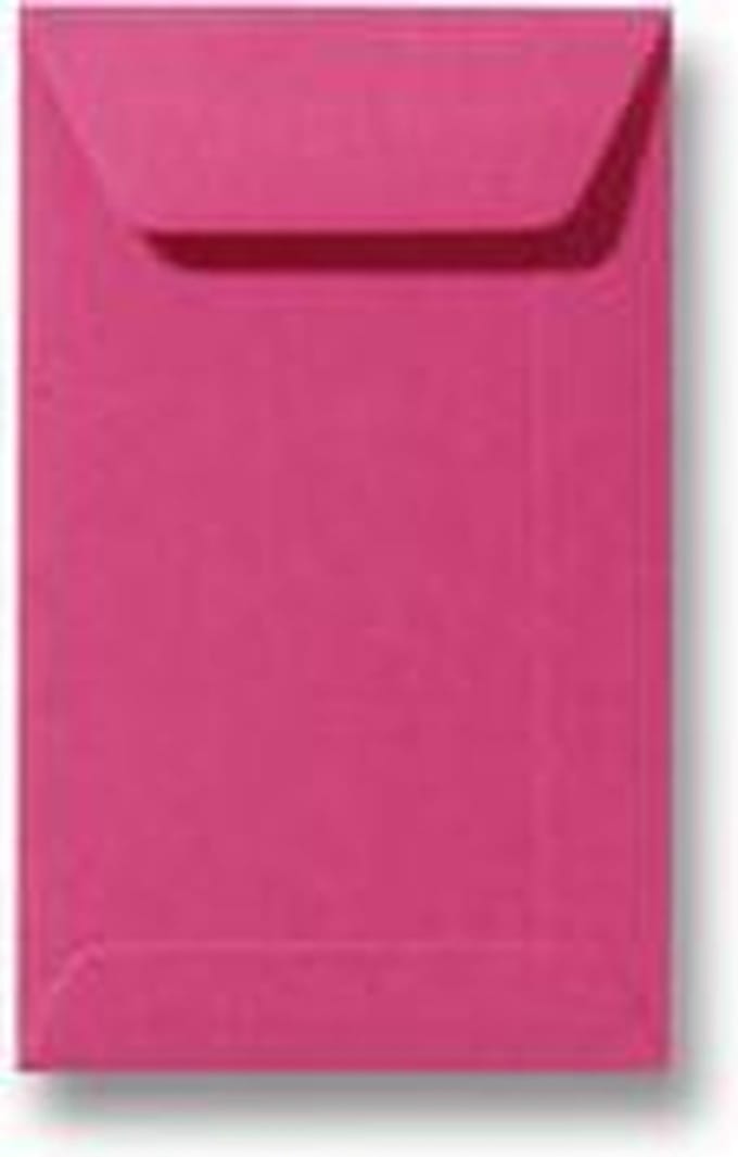 Envelop 6,5 X 10,5 Knalroze, 100 stuks