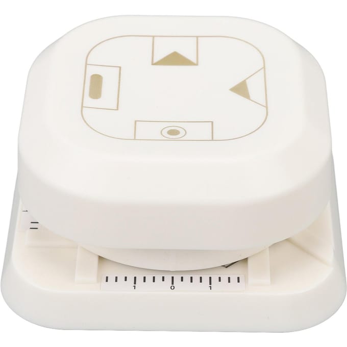 Perforatrice d'angle pour papier Coupe-angle 4 en 1 Perforatrice multifonction avec stockage inférieur des confettis pour white