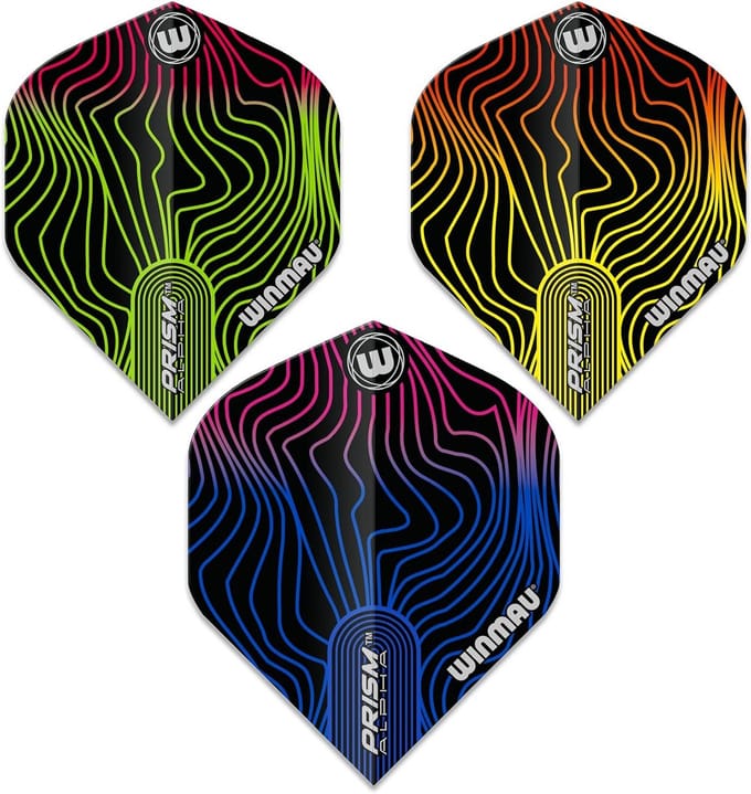 Prism Bright Alpha Solar Dart Flight Set - 9 vluchten