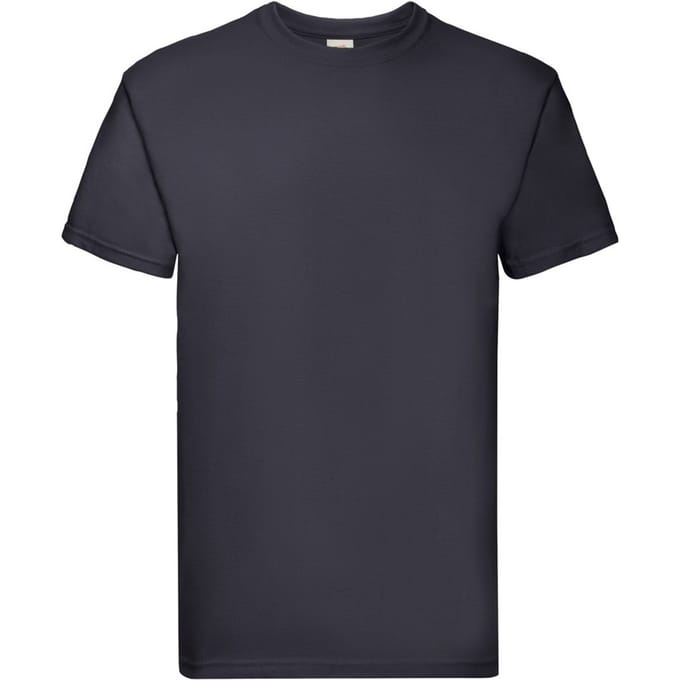 Fruit of the Loom Heren Super Premium T-Shirt (Deep Navy)