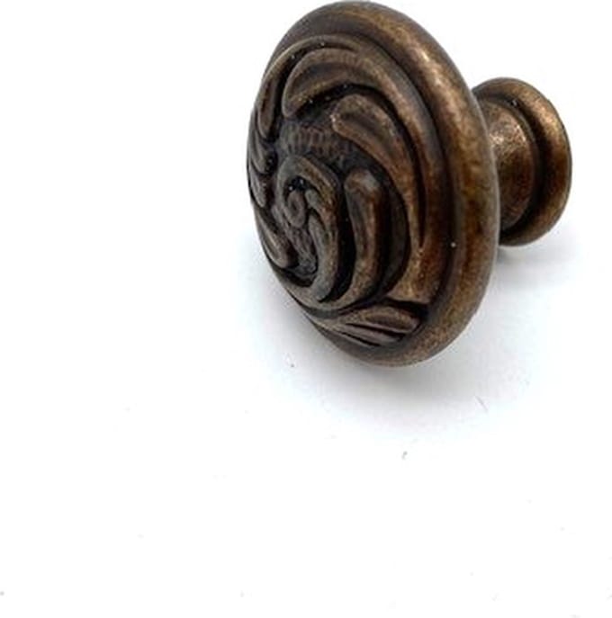 Knop Messing rond ‘Varen’ 30mm
