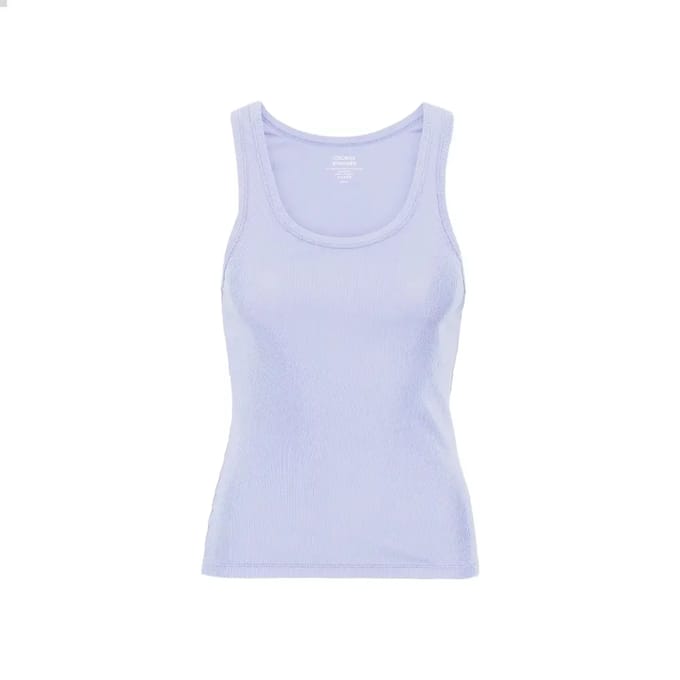 Geribd damestopje Colorful Standard Organic soft lavender