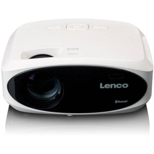 Lenco Beamer - Full HD 1080P - Projector met Bluetooth - LPJ-900WH Mini Beamer - Wit