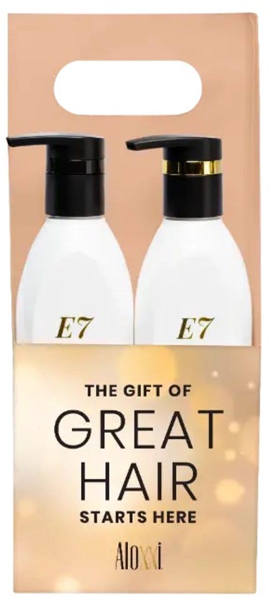 Aloxxi shampoo E7 | Anti frizz duo | shampoo en conditioner | 2x 300 ml