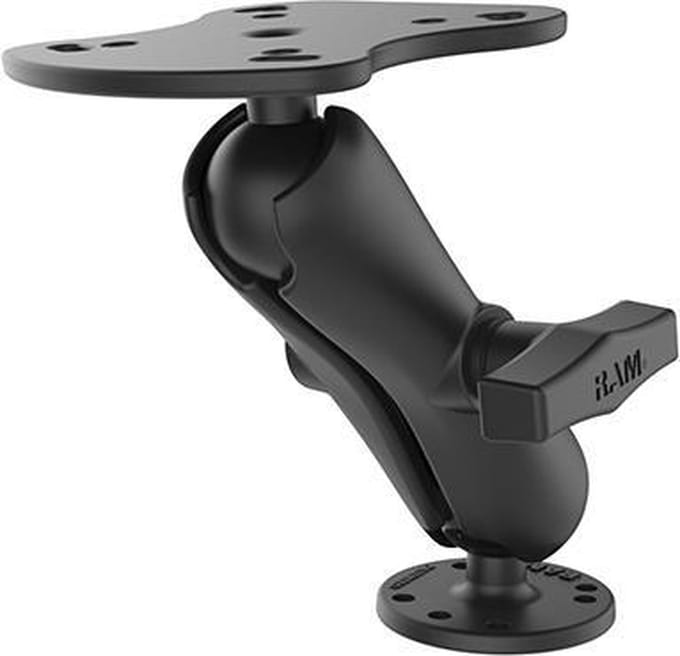 Schroefvaste montage voor Humminbird en Lowrance Elite-5 RAM-107U