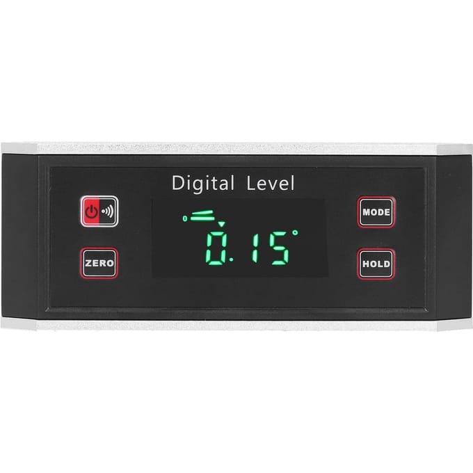 Digitale Waterpas Hoekmeter Inclinometer Hoekmeter Kubusmeter Strip Type Hoekbak white