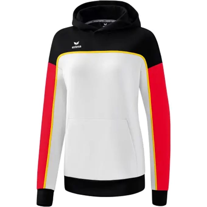 Erima Change Sweatshirt Met Capuchon Dames - Rood / Zwart / Wit | Maat: 40