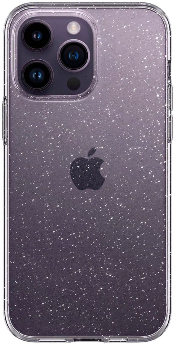 HappyCase iPhone 14 Pro Hoesje Flexibel TPU Glitter Print