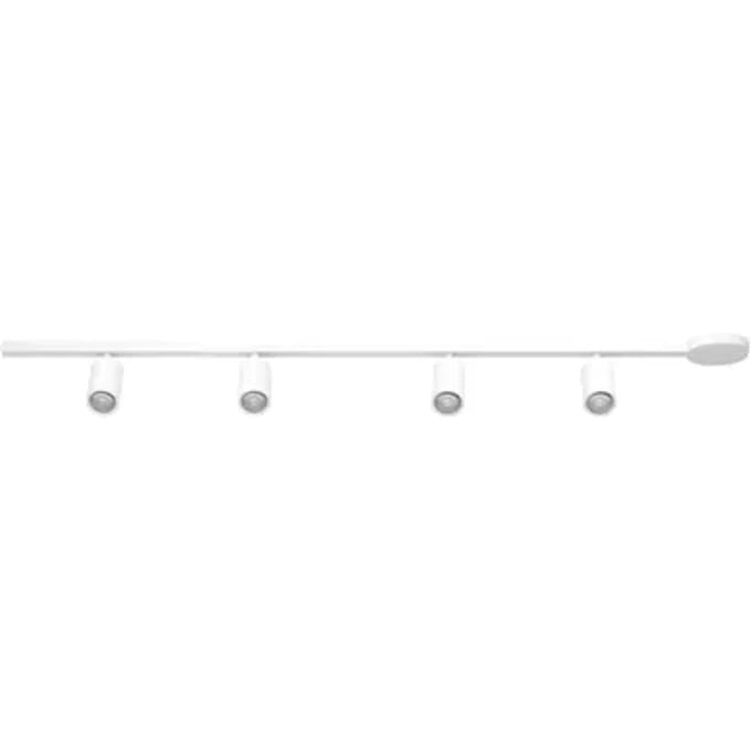 Eglo Easy Track Starterset Wit 4x Spot Tube Gu10 2m