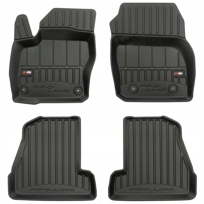 Frogum - 3D Pro-Line - Automatten Set - Geschikt voor FORD Focus Mk3 2010-2018 - 4-delig - Hoge Rand 6cm