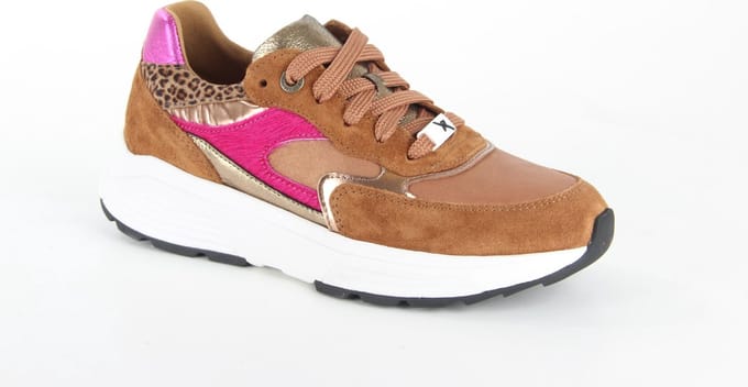 Dames Veterschoenen Xsensible Ponte Vecchio Limited Cognac - Maat 38