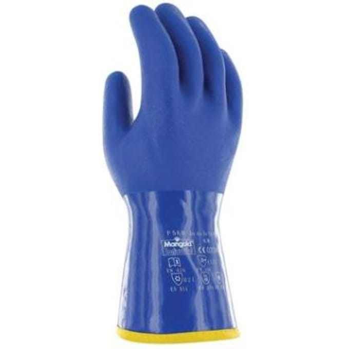 PSP Latex All round handschoen (10-140) - Flesgroen - 7 (S)