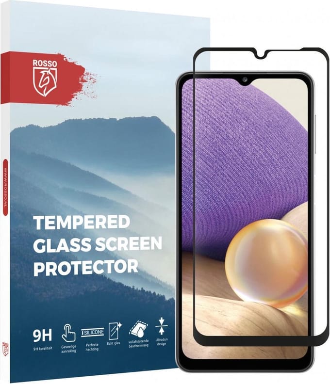 Rosso 9H Tempered Glass Screen Protector Geschikt voor Samsung Galaxy A32 5G