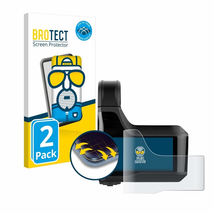 BROTECT - Screenprotector voor Shimano Steps SC-EM800 - Folie Beschermfolie matte volledig dekking 2 Stuks