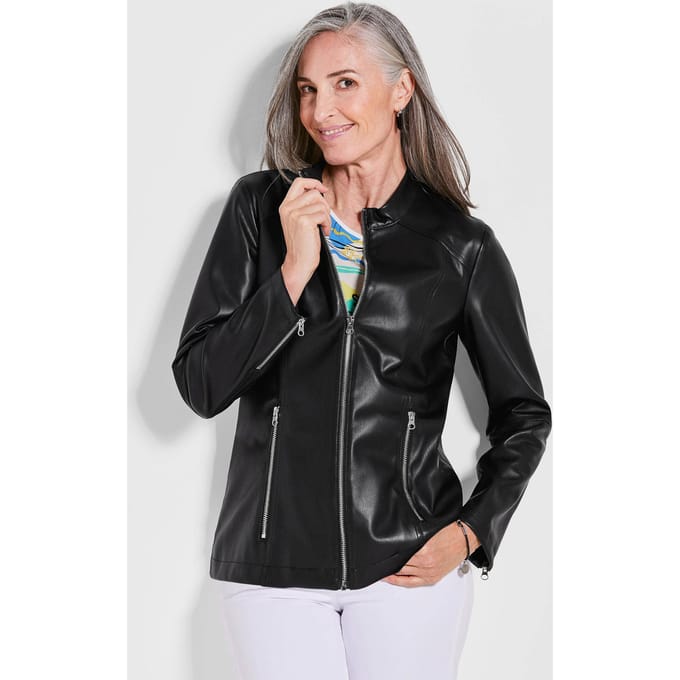 Jack in leerlook - zwart - Gr. 19 van Goldner Fashion