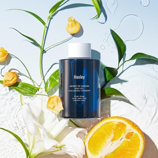 Huxley body oil 100ml (2 types, choose 1) Blue Medina Tangerine blue