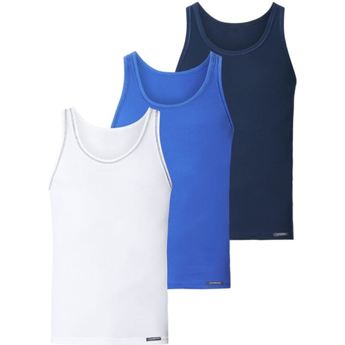 Set van 3 hemden TJABO blauw wit