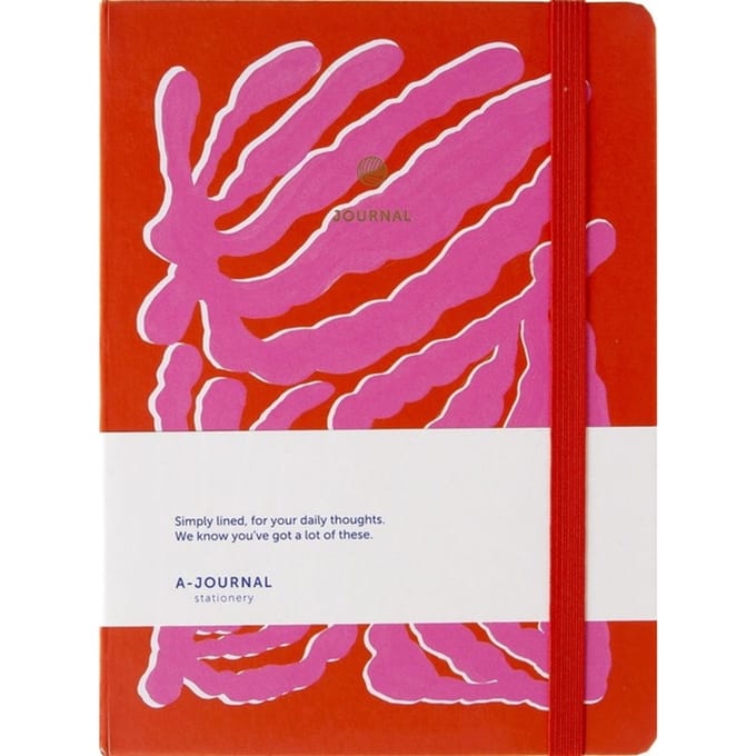A-Journal - Notitieboek A5 - Linnen - Beige