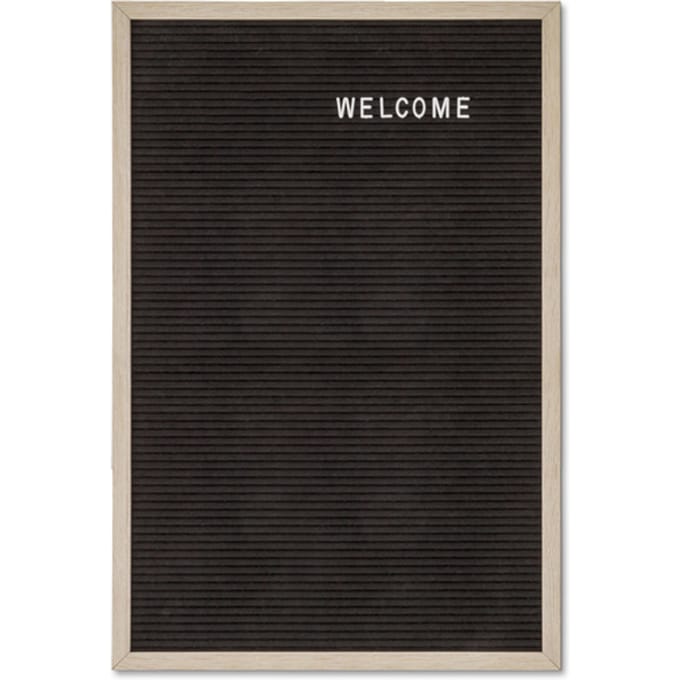 Letterbord IEZZY 40x60cm naturel hout