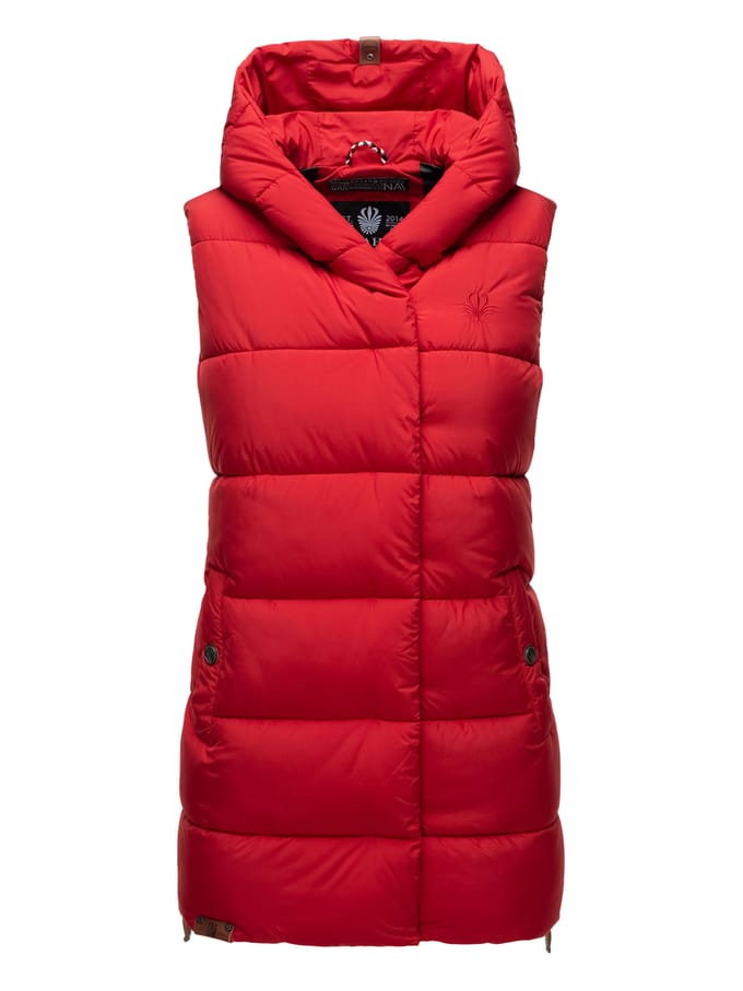 Navahoo dames lange gewatteerde bodywarmer Madilynaa – Warm & Comfortabel