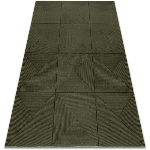 Kleden Rugsx Tapijt AURA J2624A groen - Geometrisch, structuree 200x290 cm