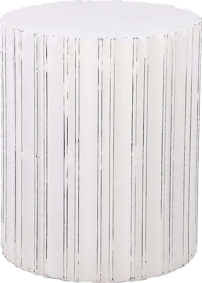 DEULI - Bijzettafel - Wit - MDF