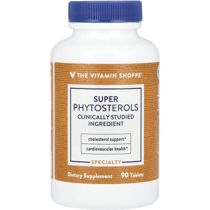 The Vitamin Shoppe, Super Phytostérols, 90 Comprimés