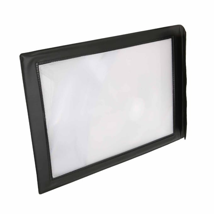 Loupe de poche rectangulaire pour personnes âgées, idéale pour la lecture de livres