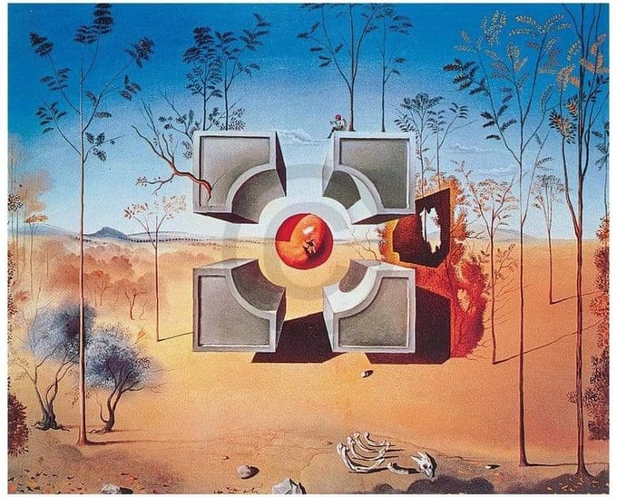 Kunstdruk Salvador Dali - Sans titre 50x40cm