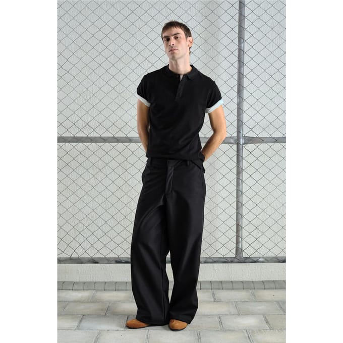 Baggy Fit Wijde Pantalon met Zak