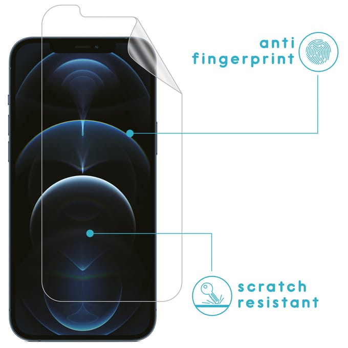 imoshion Screen Protector - Geschikt voor Apple iPhone 12 Pro Max - Screenprotector Folie 3 Pack