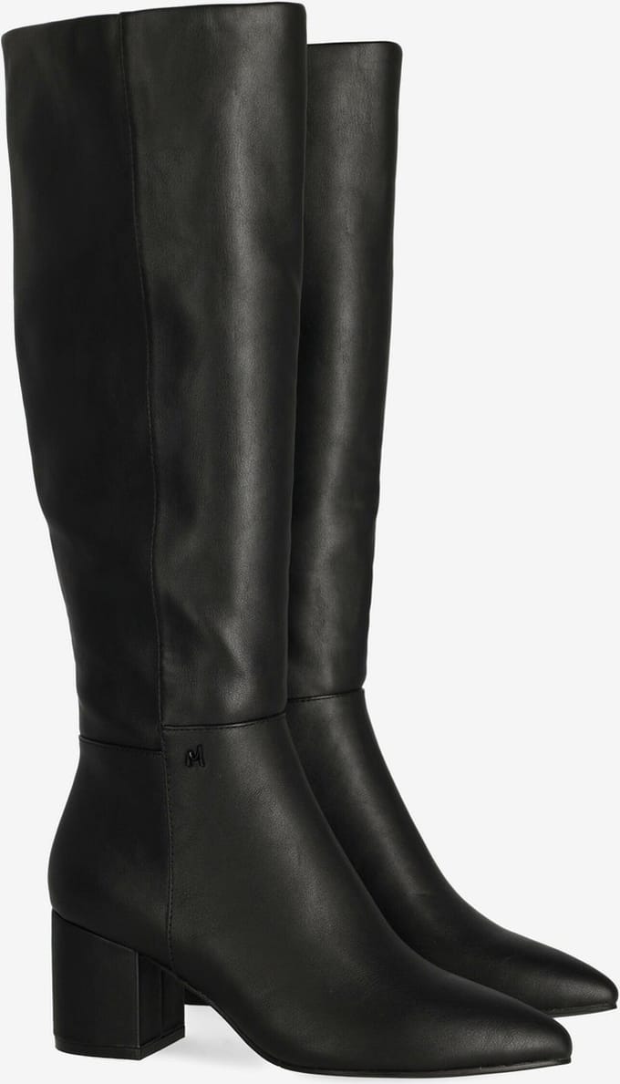 Mexx Hoge Laars Pluck Mila Zwart Dames - Maat 37