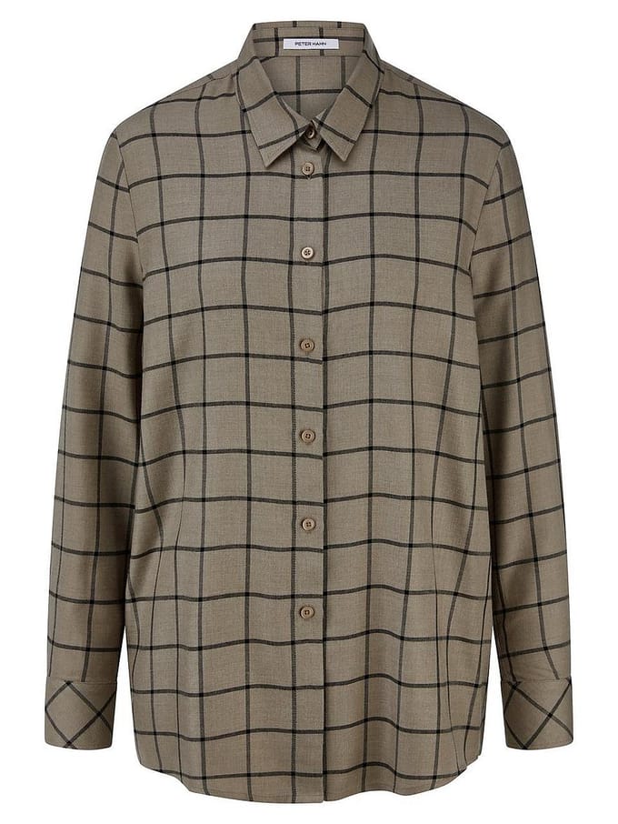 Blouse Van Peter Hahn beige