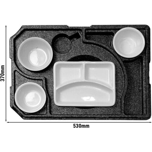 (10 stuks) THERMO FUTURE BOX Thermobox DINNER +3 - Zwart