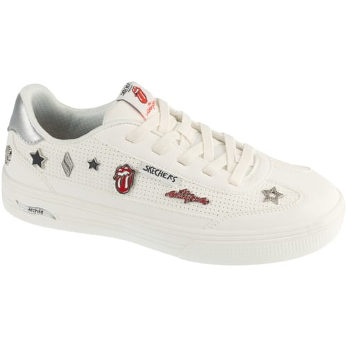 Skechers Arch Fit Arcade - Rolling Stones, Vrouwen, Wit, Sneakers, maat: 36