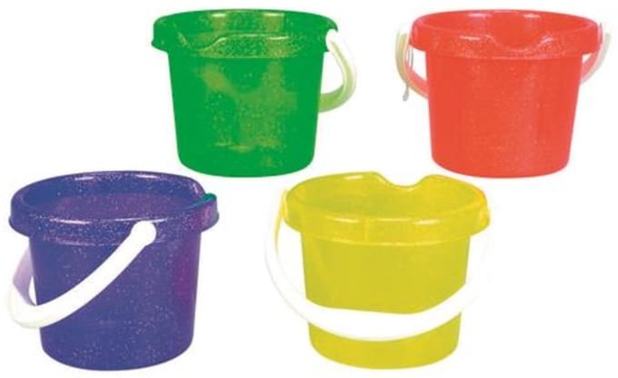 Androni Glitter Toddler Bucket (Assorted)
