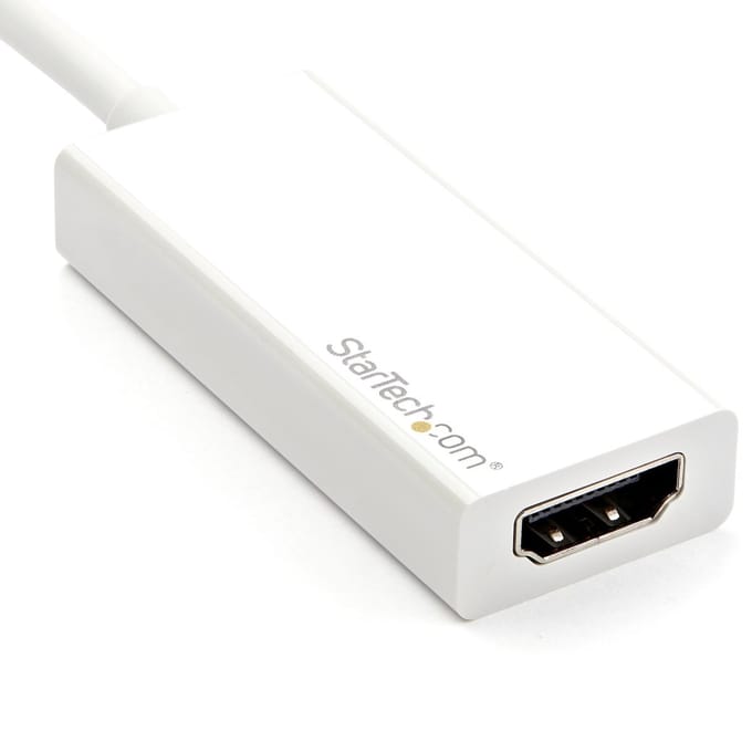StarTech.com USB C to HDMI Adapter - USB Type-C to HDMI Converter - 4K 60Hz - external video adapter - white