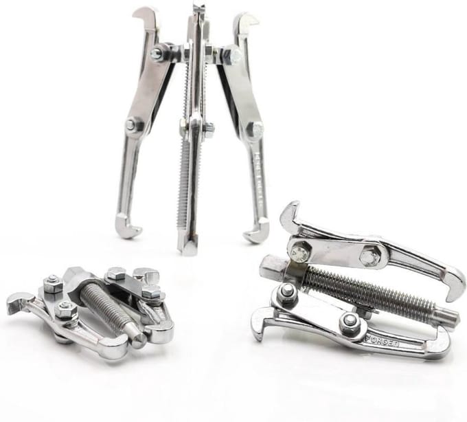 Hofftech Poulietrekker set - 3-delig - robuust chrome vanadium - binnen en buiten gebruik
