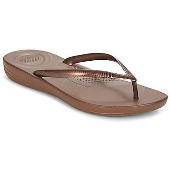 FitFlop Iqushion Ergonomic Flip-Flops TPU Dames Slippers - Bronze
