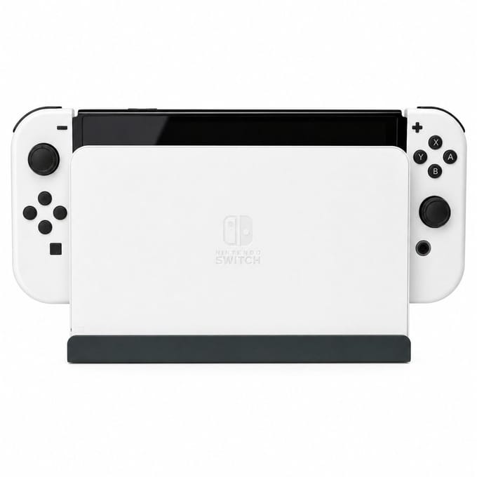 Wall Mount Geschikt voor Nintendo Switch OLED Dock – Wandhouder – Ruimtebesparende Console Houder – Zwart