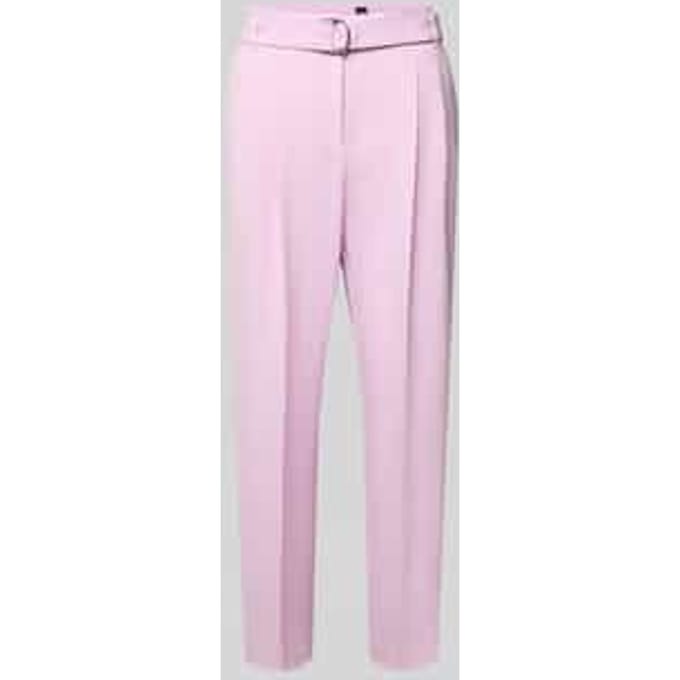 regular fit Smalle broek met riem model 'TAPIAH'