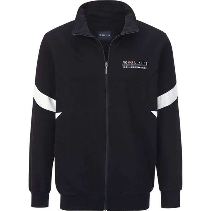 Babista herren Sweatvest - 44/46 - zwart - Plus Size