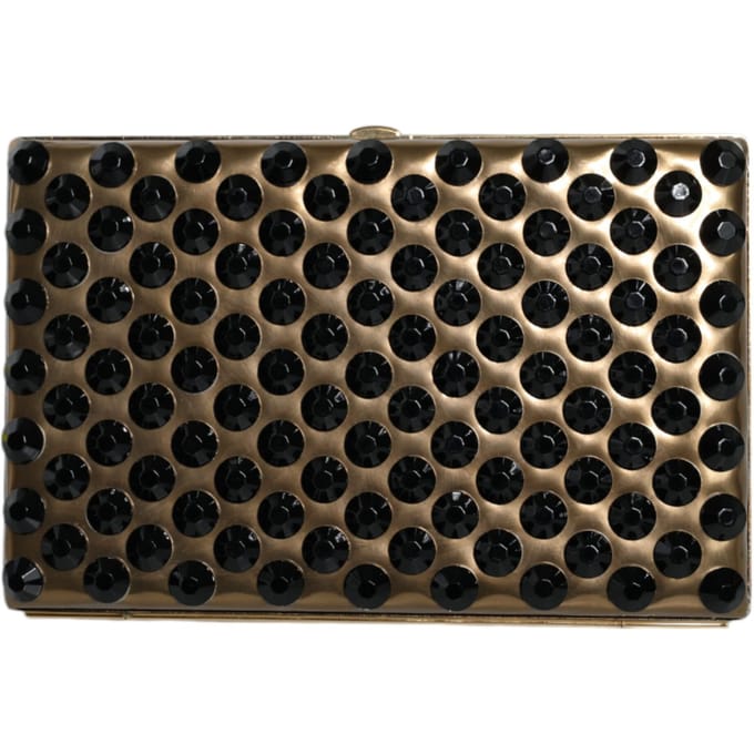Gouden Kristallen Bifold Clutch Avondfeest Vrouwen Handtas Bag