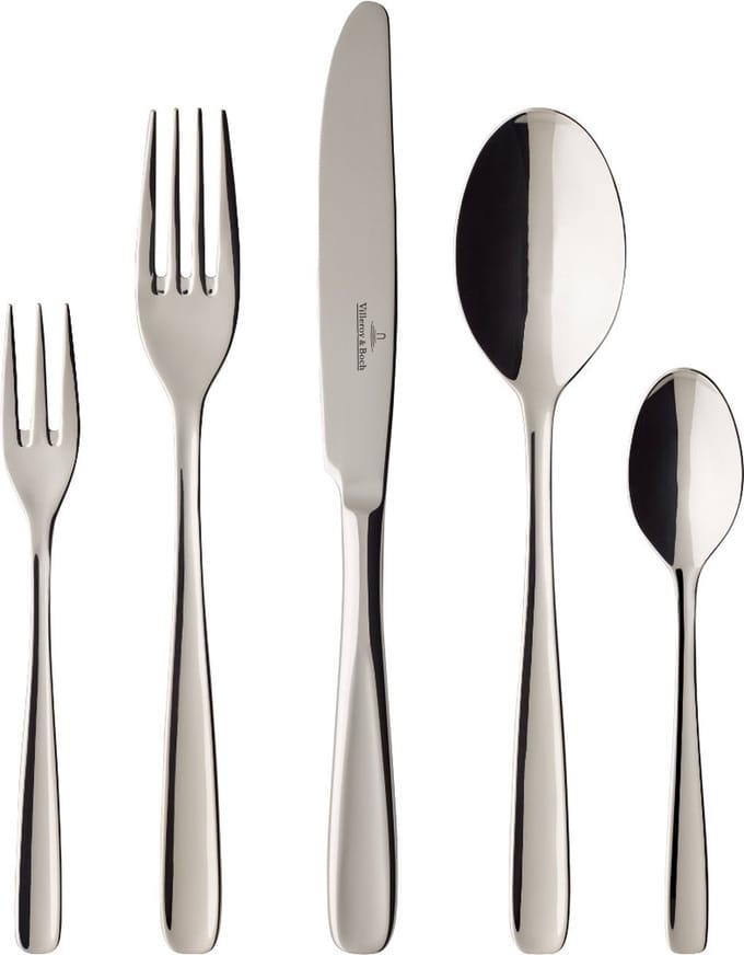 Villeroy & Boch Liam Bestekset - 30-delig - edelstaal