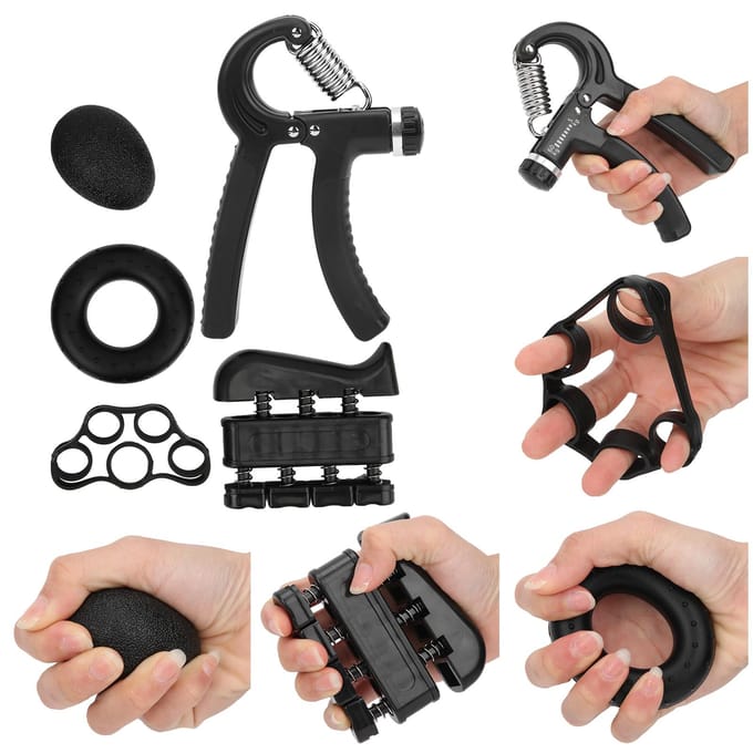 Krachttraining Handknijper Fitness Weerstandsapparatuur Vingeroefenaar black