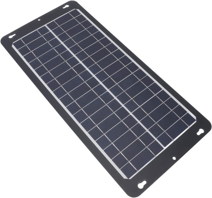 Zonnepaneel Kit - Draagbaar Opladen - Energie Opwekken - MPPT Controller - 30W - Zwart